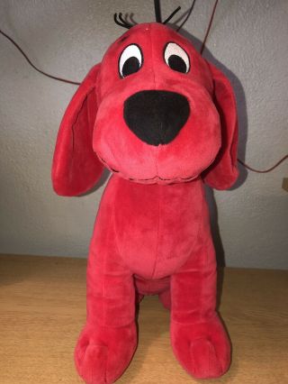 Kohls Cares Clifford The Big Red Dog Puppy Dog 13 " Velour Soft Plush W/ Collar