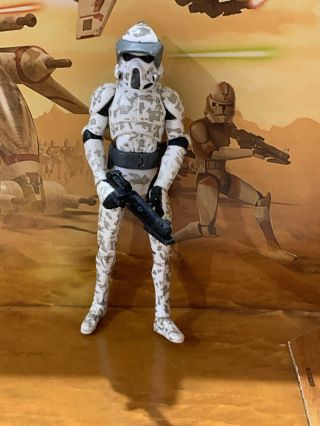 Star Wars Clone Wars Jungle Camo Arf Trooper Cw24 Figure