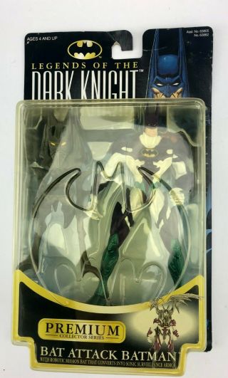 Legends Of The Dark Knight Bat Attack Batman Action Figure 1997 Kenner