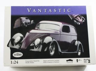 Vantastic Hot Rod Testors 1:24 Scale Model Kit 5309 Open Box,  Complete