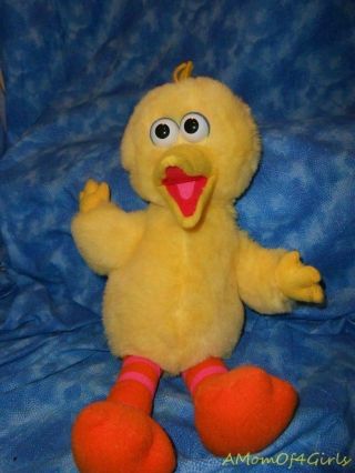 Sesame Street 16 " Talk And Count Big Bird Plush Toy By Tyco