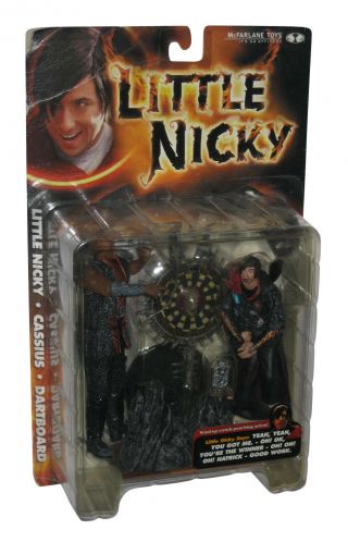 Little Nicky Cassius Dartboard Movie Maniacs Mcfarlane Toys Figure Set