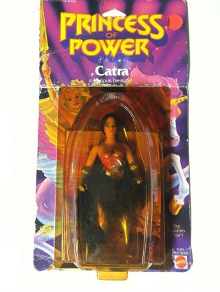 Princess Of Power Catra 1984 Vintage Mattel She - Ra Action Figure Nip In Pac