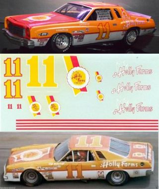 Nascar Decal 11 Holly Farms 1976 Chevelle - Monte Carlo Cale Yarbrough