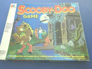 1980 Scooby - Doo Board Game,  Milton Bradley,  Near Complete