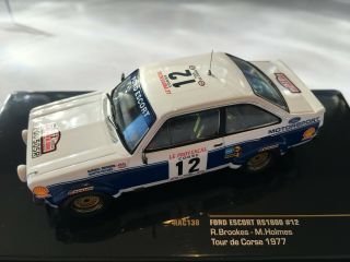 1:43 Ford Escort Rs1800 1977 Tour De Corse Brookes - Holmes