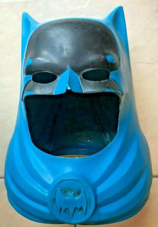 Ideal Toys Hard Plastic 1966 Batman Helmet Mask Cowl Rare Dc Comics Tv Series