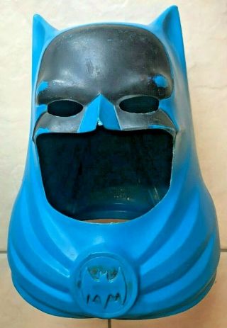 Ideal Toys Hard Plastic 1966 Batman Helmet Mask Cowl Rare DC Comics TV Series 6