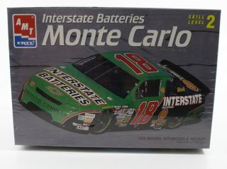Interstate Batteries Monte Carlo 18 Labonte Nascar Amt Ertl 1:25 Model Kit 8186