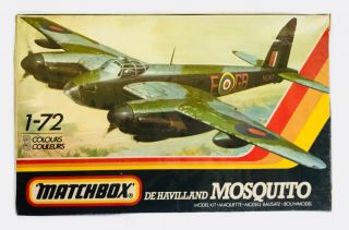 Matchbox.  Pk - 116.  De Havilland Mosquito.  1:72 Scale.  Vj - Fw