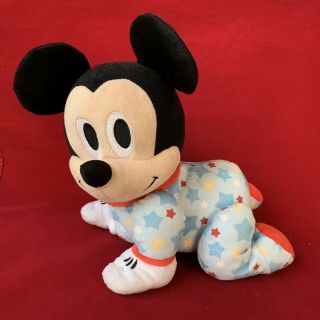 Disney Baby Musical Crawling Pals Plush Mickey Mouse Encourages Baby To Crawl