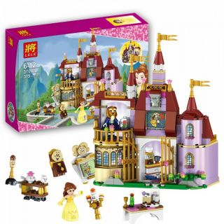 Beauty And The Beast Castle Blocks Princess Bell Enchanted Toy For Girls Play
