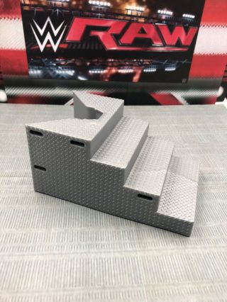 Wwe Mattel Elite Ring Steps Stairs Figure Accessory Authentic Scale Ring