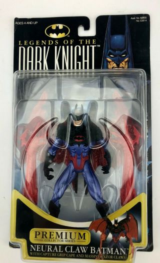 Legends Of The Dark Knight Neural Claw Batman Action Figure 1996 Kenner