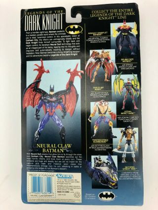Legends of the Dark Knight Neural Claw Batman Action Figure 1996 Kenner 2