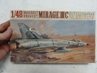 1/48 Fujimi Dassault Mirage Iii C Factory Opened