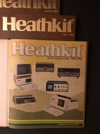 Heathkit Printers Proof Catalogs - 1984 Set Of Three 2