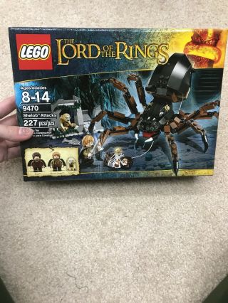 Rare Lego Lord Of The Rings 9470 Shelob Attacks Nib Never Opened