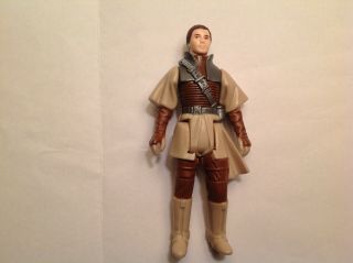 Star Wars Vintage Leia Boushh Taiwan COO with authentic accessory off Card 3