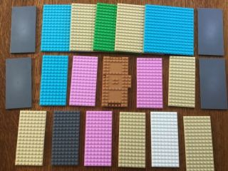 Lego Bulk 20 Plates Large 16x16 16x8