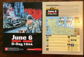 June 6,  D - Day,  1944 Gmt Games.  Absolute Steal At This Price