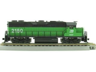 N Scale Kato Powered Diesel Locomotive Gp38/38 - 2 Burlington Northern
