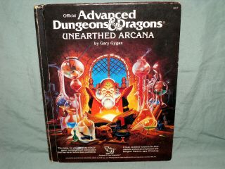 Ad&d 1st Edition Hardback - Unearthed Arcana (from 1985 - Rare And Vg, )