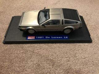 Sun Star 1981 Delorean Lk Coupe 1:18 Scale Diecast Model