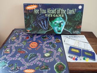 Vintage 90s Nickelodeon Are You Afraid Of The Dark Board Game Complete