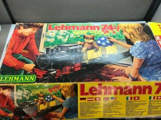 Vintage Lehmann 74 Boxed Train Set Box No Locomotive