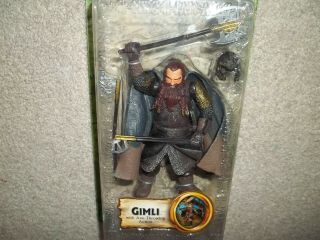 The Lord of the Rings Gimli Fellowship of Ring Axe Throwing ToyBiz Action Figure 2
