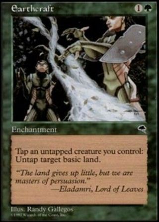 Earthcraft Sp Tempest Mtg Magic The Gathering Green English Card