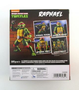 RAPHAEL TMNT S.  H.  Figuarts Figure Bandai Tamashii Nations COMPLETE Ninja Turtles 2