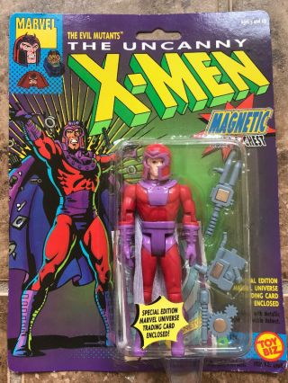 Toybiz 1991 Marvel The Uncanny X - Men Magneto Figure Magnetic,  &