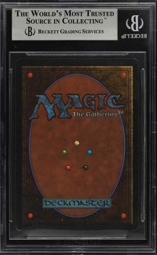 1993 Magic The Gathering MTG Beta Sinkhole C K BGS 8.  5 NM - MT,  (PWCC) 2