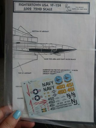 Repliscale Decals 1/72 1002 Fightertown Usa Vf - 124