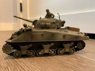 21st Century Toys Ultimate Soldier 1:32 WWII US Army M4 A - 3 SHERMAN TANK 2002 2