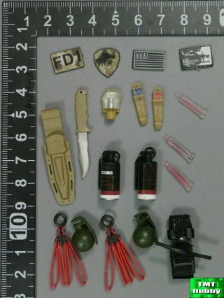 1:6 Scale Mini Times M009 Navy Seal Team Six - Patches & Tactical Gear Set