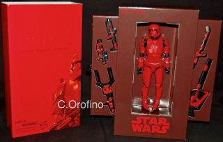 Sdcc 2019 Comic Con Hasbro Star Wars Black Series Red Sith Trooper (int Ship)