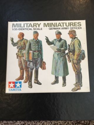 Tamiya Military Miniatures Wwii German Army Officer 1/35 Scale