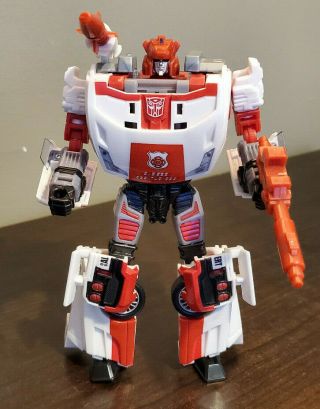 2010 Transformers Generations G1 Red Alert Deluxe Class Complete Upgrade