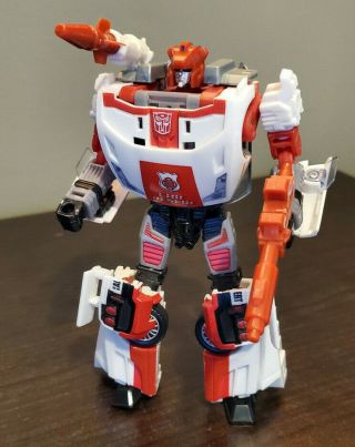 2010 Transformers Generations G1 RED ALERT Deluxe class complete UPGRADE 2