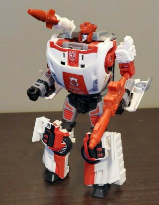 2010 Transformers Generations G1 RED ALERT Deluxe class complete UPGRADE 8