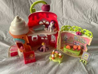 2006 My Little Pony Ponyville Sweet Shoppe Playset Accessories Cake Ice Cream 4