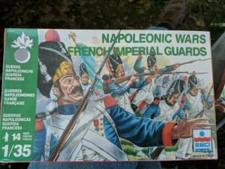 Esci Ertl 1:35 Napoleonic Wars French Imperial Guards Plastic Figure Kit 5505