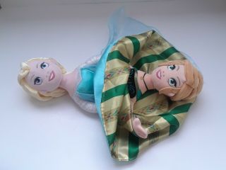 Disney Frozen Elsa & Anna 2 - In - 1 Reversible Topsy Turvy Plush Doll
