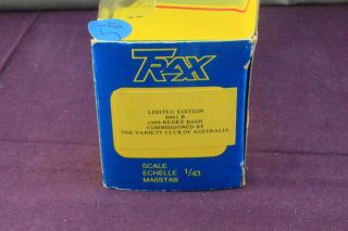 TRAX 8001B 1988 Variety Club of Australia Redex Bash FJ Holden Pearce / Simpson 2