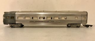 American Flyer Lines S Scale Aluminium Observation Car 663