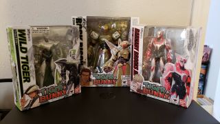 Tiger And Bunny S.  H.  Figuarts Wild Tiger,  Barnaby Brooks Jr.  & Rock Bison