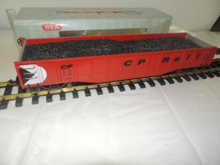 Aristo - Craft 41002 G Scale Cp Canadian Pacific Drop End Gondola - Good Cond